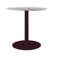 Burgundy Halo Cafe Table